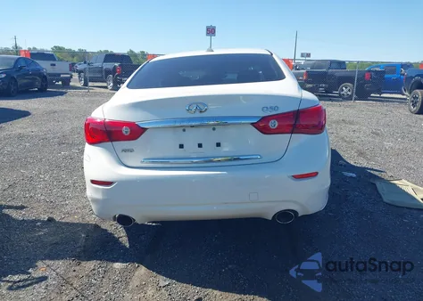 2015 Infiniti Q50 Premium from USA, damaged, VIN JN1BV7AR9FM413538